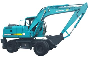 SUNWARD SWE130W wheel excavator
