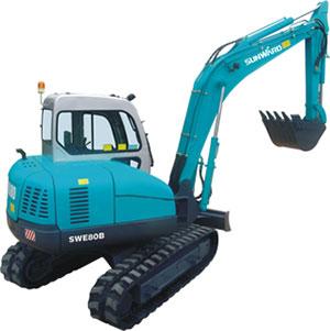 SUNWARD SWE80B mid-excavator